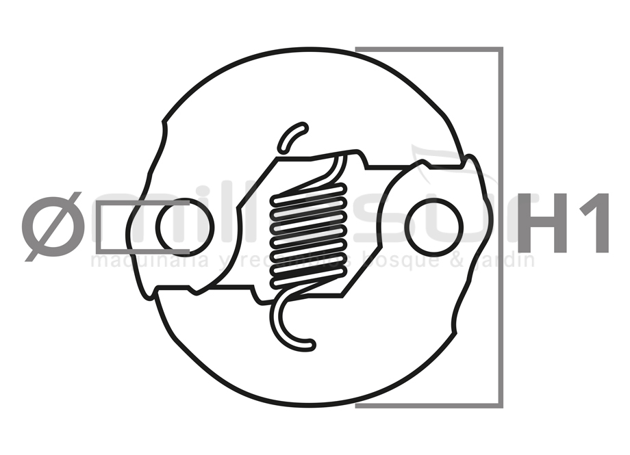 EMBRAYAGE MITSUBISHI T40, T180, T200 - KAAZ K40 -TANAKA 328