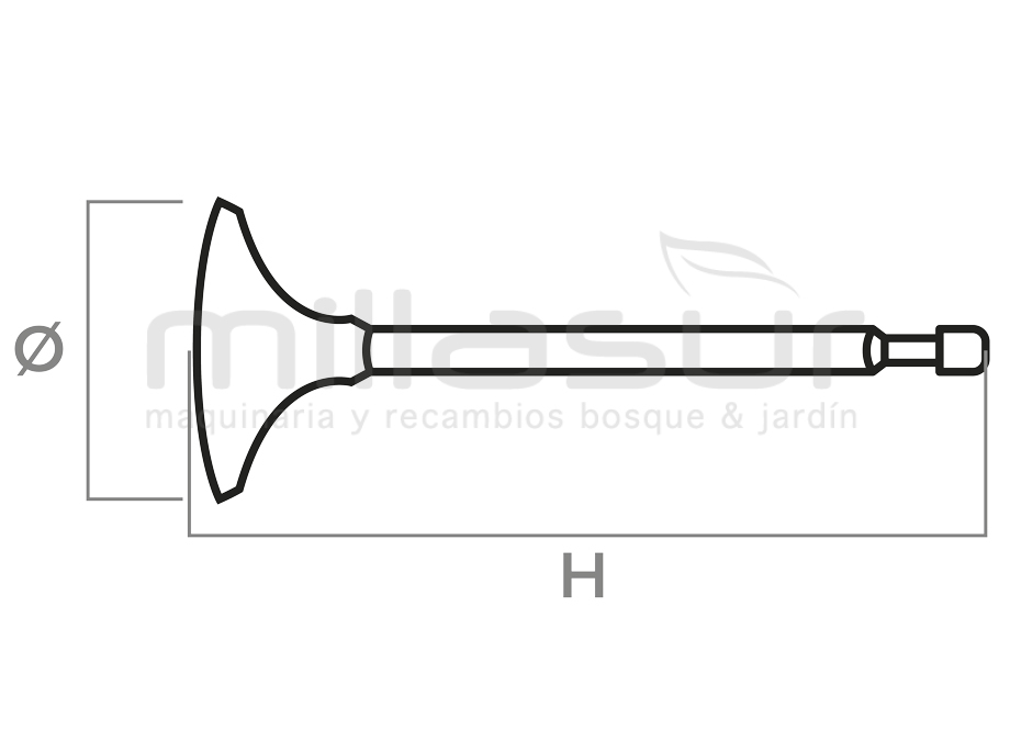 SOUPAPE D'ADMISSION HONDA GX110